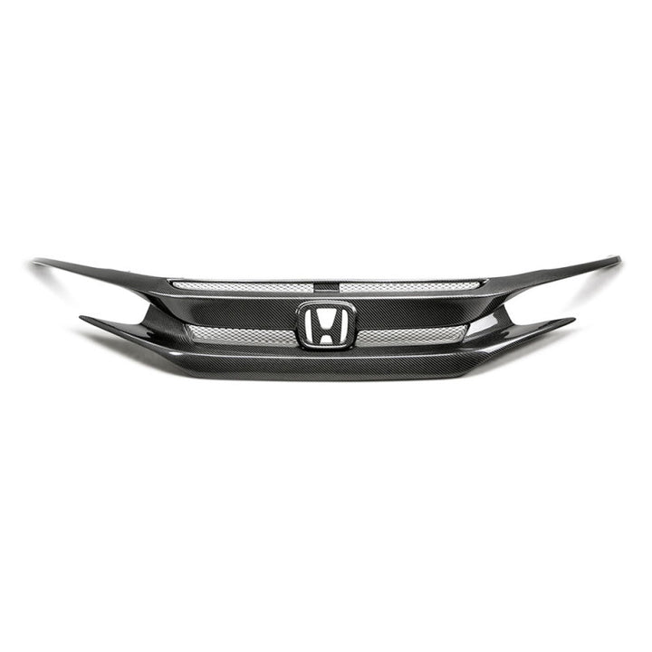 Seibon 16-18 Honda Civic OEM-Style Carbon Fiber Front Grill.