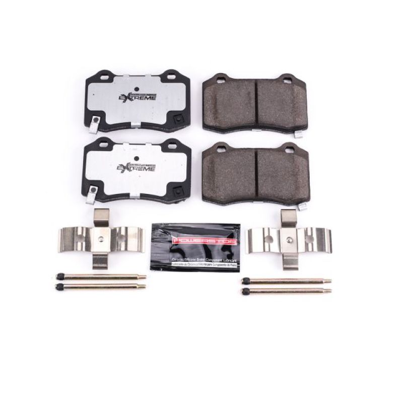 Power Stop 04-07 Cadillac CTS Rear Z26 Extreme Street Brake Pads w/Hardware.