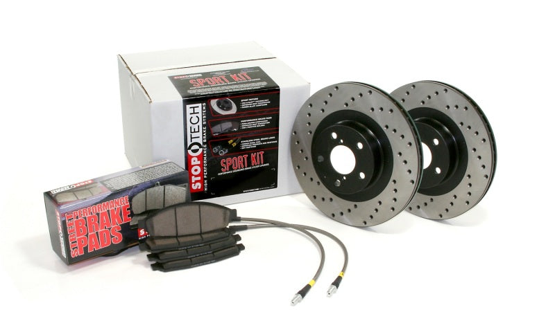 Sport Axle Pack Drilled Rotor, 4 Wheel.