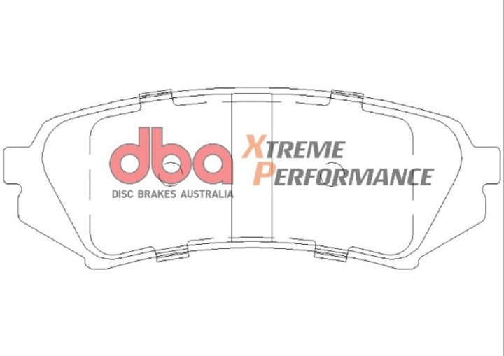 DBA 00-07 Toyota Land Cruiser XP650 Rear Brake Pads.