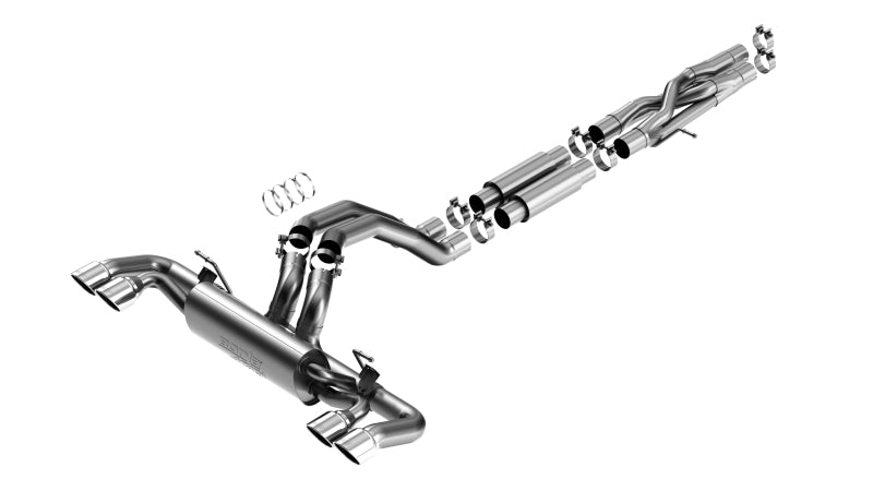 Borla 21-22 Jeep Wrangler Rubicon 392 6.4L V8 AT 4WD 4DR ATAK Cat-Back Exhaust (Stainless).