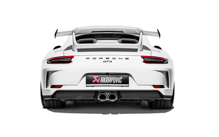 Akrapovic 2018 Porsche 911 GT3 (991.2) Slip-On Race Line (Titanium) w/Header/Tail Pipes.