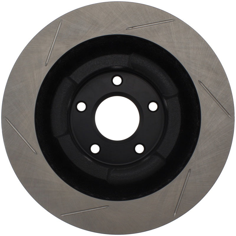 StopTech Power Slot 06-10 Chevrolet Corvette Front Right Slotted Rotor.