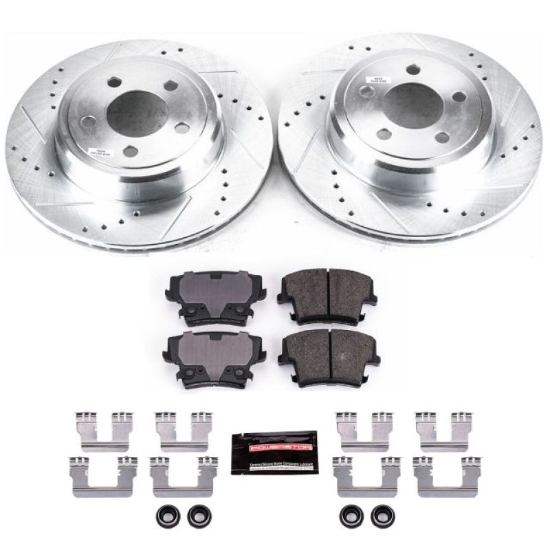 Power Stop 05-19 Chrysler 300 Rear Z23 Evolution Sport Brake Kit.