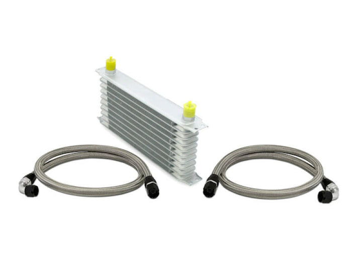 Mishimoto Universal 10 Row Oil Cooler Kit (Metal Braided Lines).