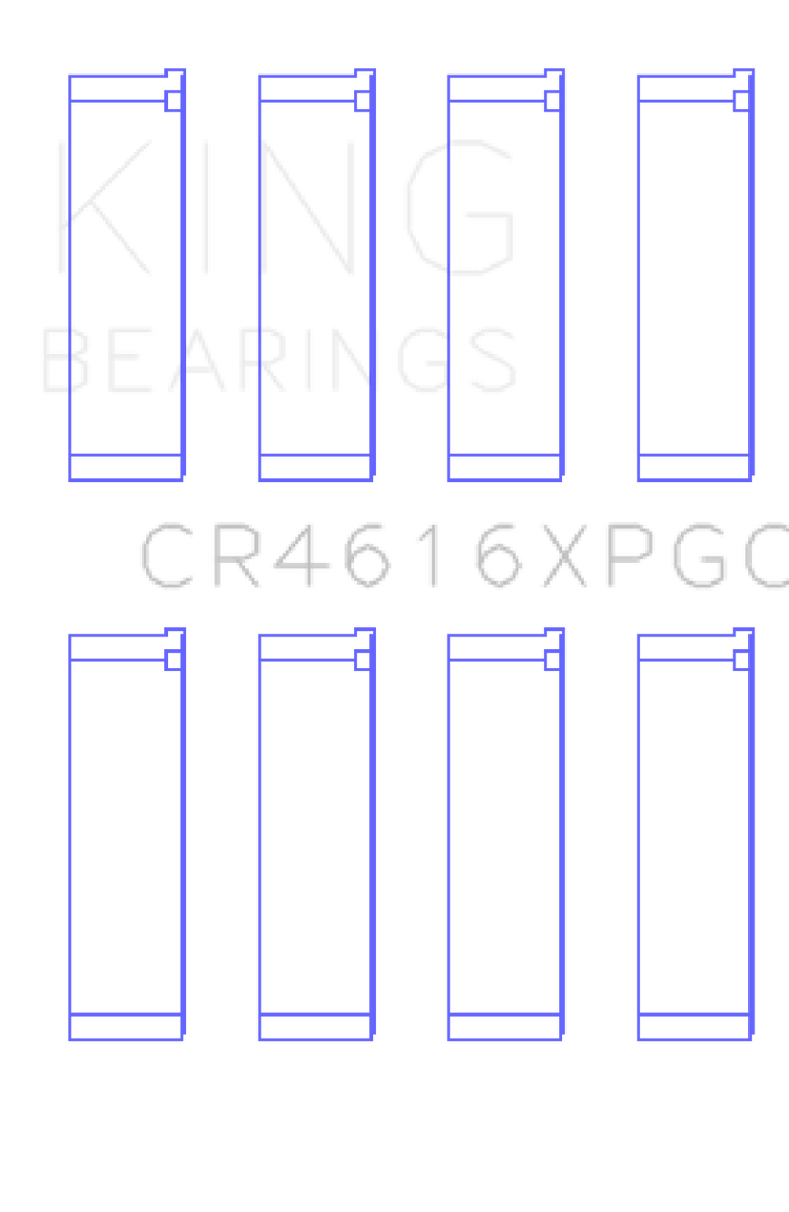 King Subaru Fa20/ Toyota 4U-GSE (Size 0.05) Connecting Rod Bearing Set.