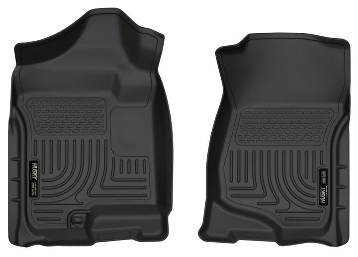 Husky Liners 07-14 Cadillac Escalade ESV/EXT Weatherbeater Black Front Floor Liners.