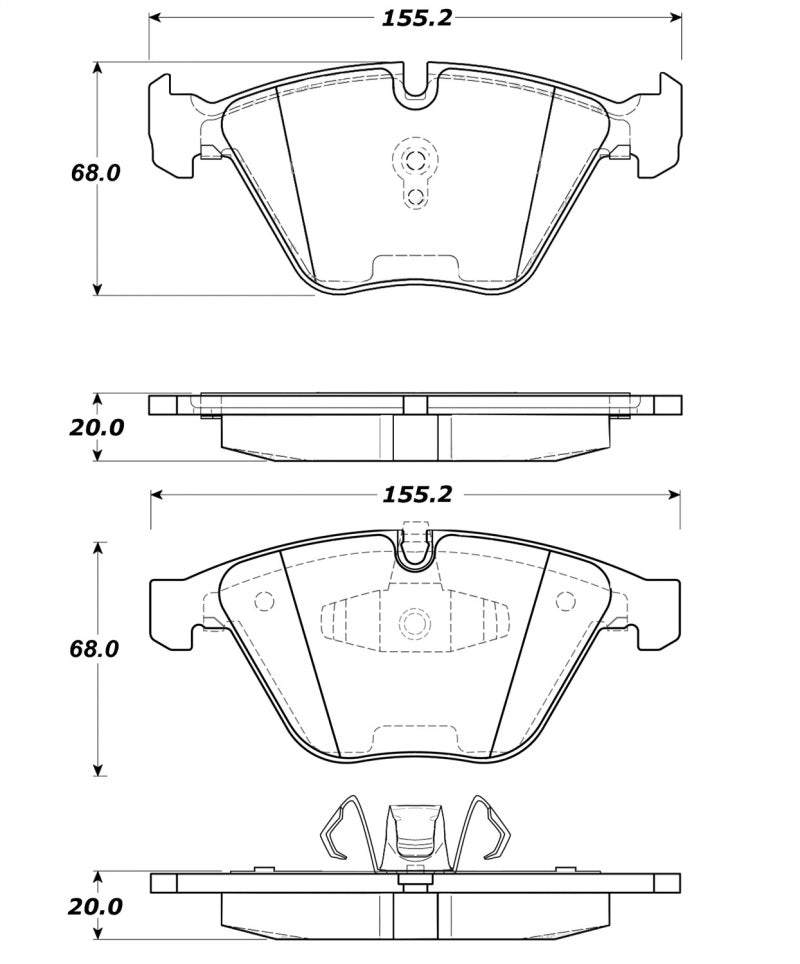 StopTech Street Touring Brake Pads.