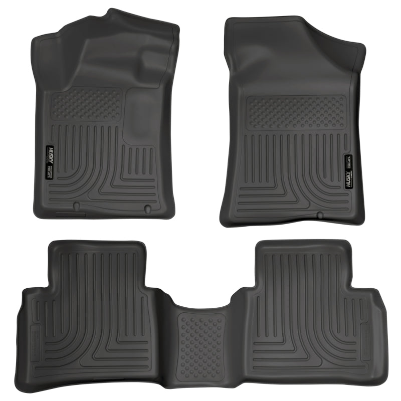 Husky Liners 13 Nissan Altima Weatherbeater Black Front & 2nd Seat Floor Liners.