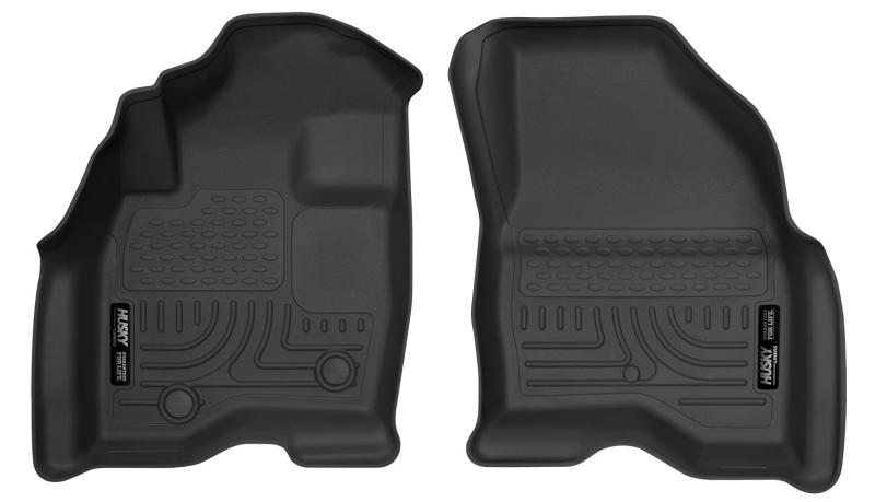 Husky Liners 15-17 Ford Explorer WeatherBeater Black Front Floor Liners.