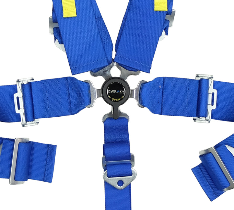 NRG SFI 16.1 5PT 3in. Seat Belt Harness / Cam Lock - Blue.