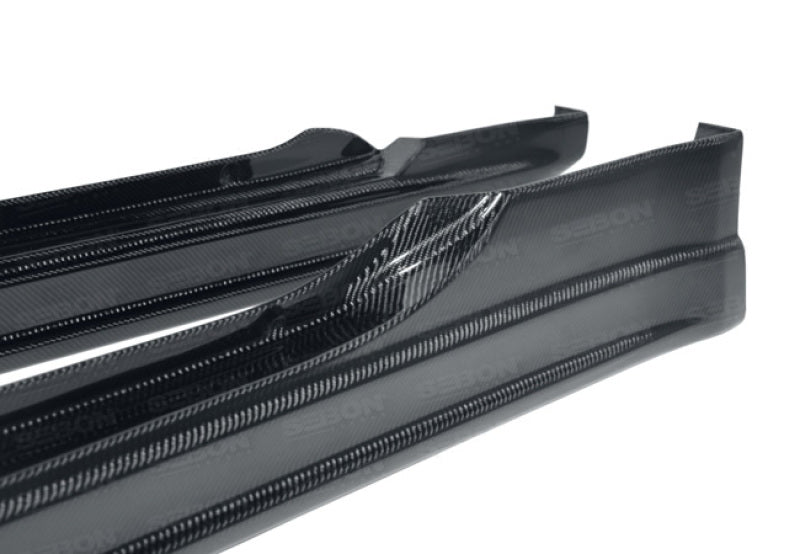 Seibon 02-08 Nissan 350Z CW Carbon Fiber Side Skirts.