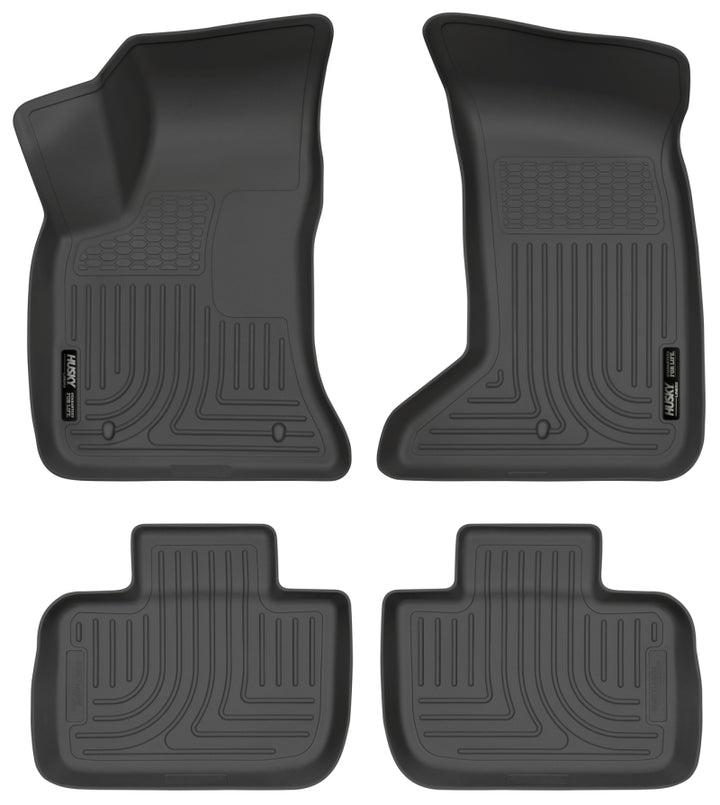 Husky Liners 11-12 Dodge Charger/Chrysler 300 (AWD Only) WeatherBeater Combo Black Floor Liners.