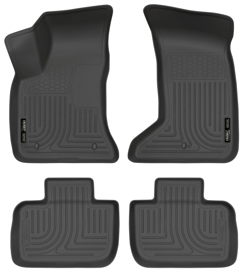 Husky Liners 11-12 Dodge Charger/Chrysler 300 (AWD Only) WeatherBeater Combo Black Floor Liners.