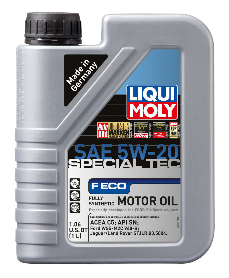LIQUI MOLY 1L Special Tec F ECO Motor Oil SAE 5W20.