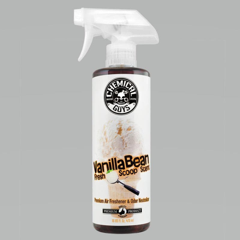 Chemical Guys Vanilla Bean Air Freshener & Odor Eliminator - 16oz.