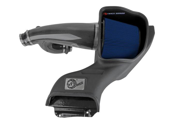 aFe 17-20 Ford F-150/Raptor Track Series Carbon Fiber Cold Air Intake System With Pro 5R Filters.