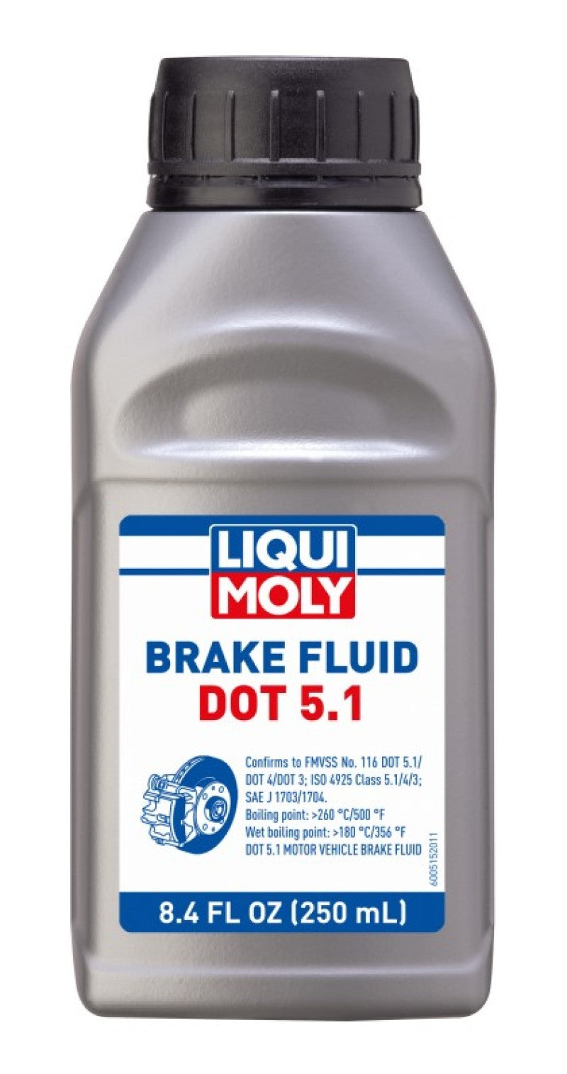 LIQUI MOLY 250mL Brake Fluid DOT 5.1 - Single.