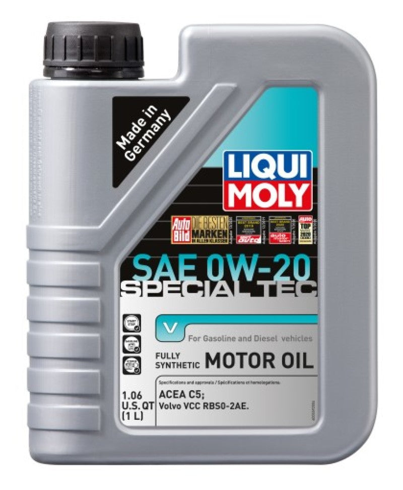 LIQUI MOLY 1L Special Tec V Motor Oil SAE 0W20 - Single.