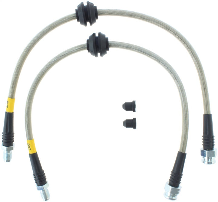 StopTech 2013-2014 Ford Focus ST Stainless Steel Rear Brake Lines.