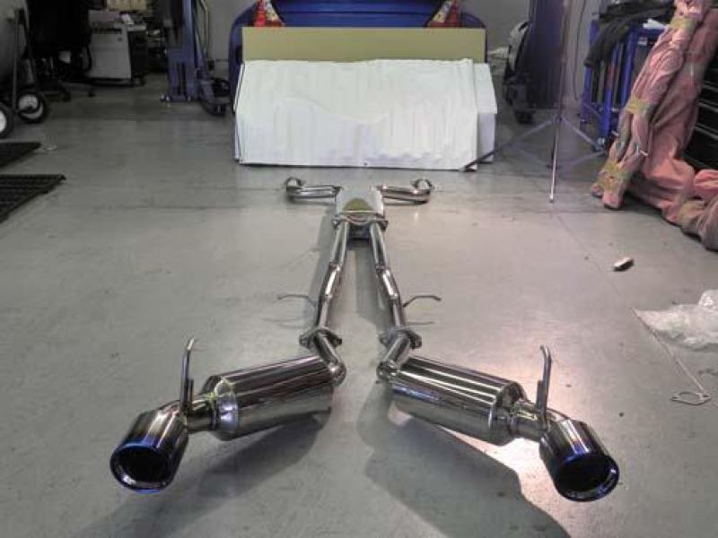 Injen 09-20 Nissan 370Z Dual 60mm SS Cat-Back Exhaust w/ Built In Resonated X-Pipe.