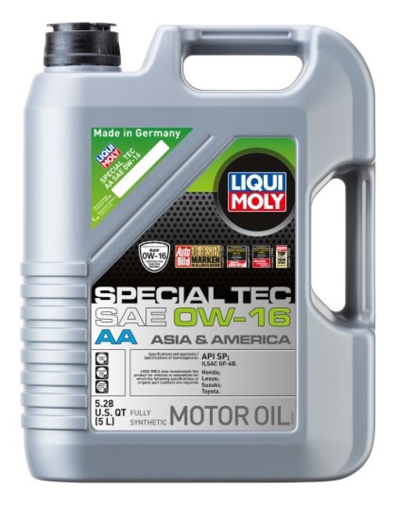 LIQUI MOLY 5L Special Tec AA Motor Oil SAE 0W16 - Single.