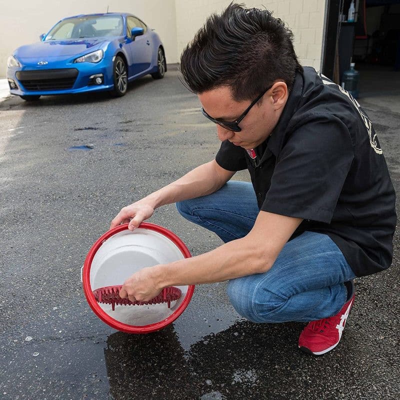 Chemical Guys Cyclone Dirt Trap Car Wash Bucket Insert - Red.