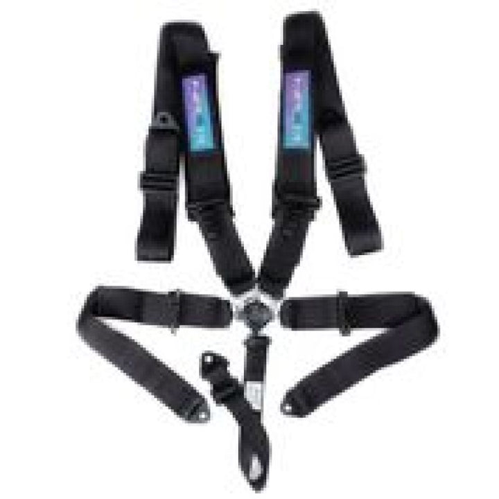 NRG 5PT 3in. Seat Belt Harness / Cam Lock - Black.