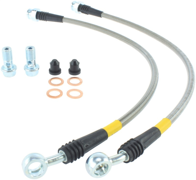 StopTech 97-03 Chevrolet Corvette Stainless Steel Front Brake Line Kit.