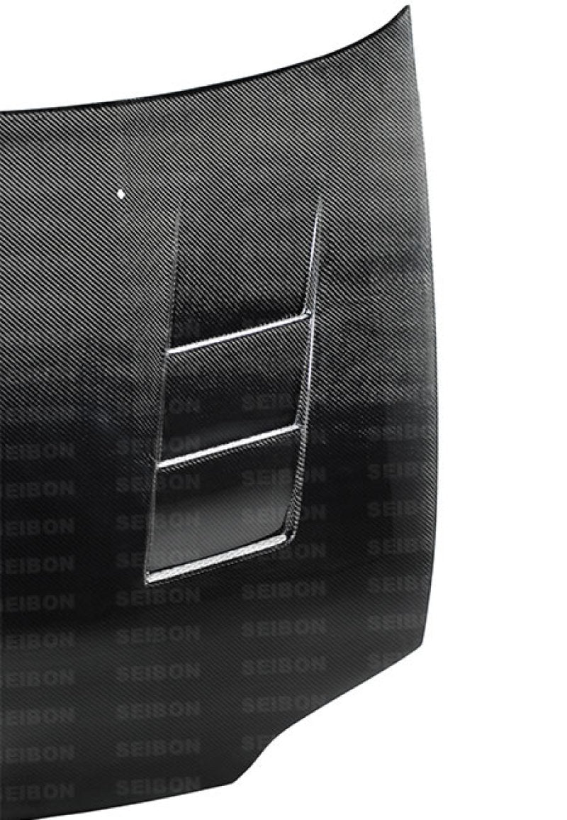 Seibon 92-95 Honda Civic 2DR/3DR TS-Style Carbon Fiber Hood.