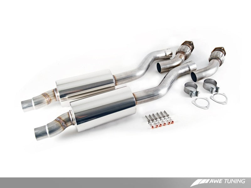 AWE Tuning Audi B8 / C7 3.0T Resonated Downpipes for S4 / S5 / A6 / A7.