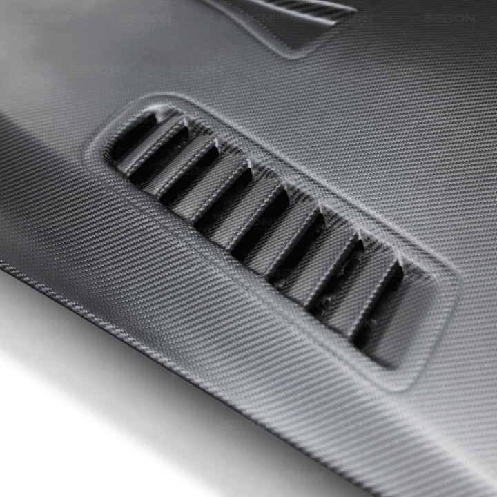 Seibon 09-15 Nissan Skyline R35 GT-R ES Style Dry Carbon Fiber Hood.