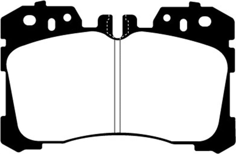 EBC 07+ Lexus LS460 4.6 Redstuff Front Brake Pads.