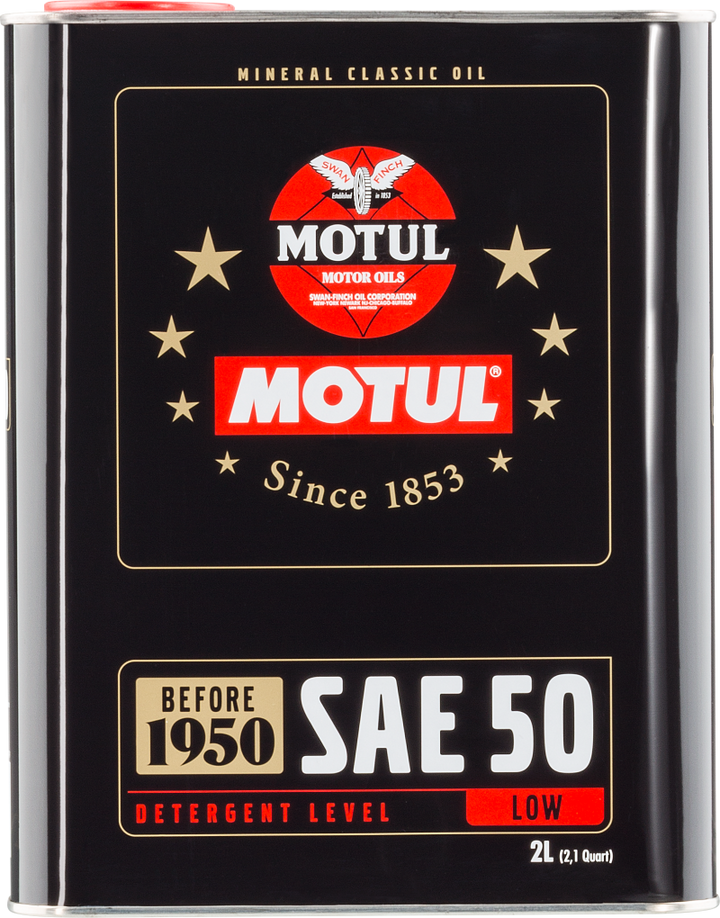 Motul Classic SAE 50 Oil - 2L.