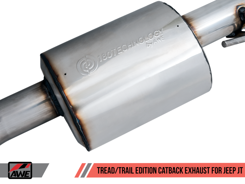 AWE Tuning 20-21 Jeep Gladiator JT 3.6L Trail Edition Cat-Back Exhaust.