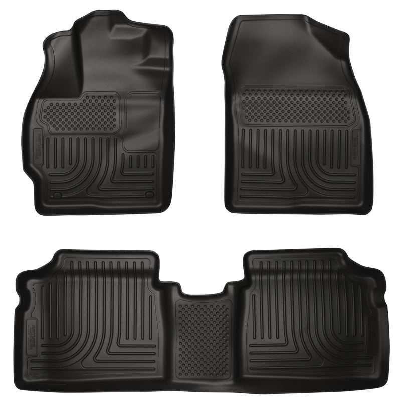 Husky Liners 10-12 Toyota Prius WeatherBeater Combo Black Floor Liners.