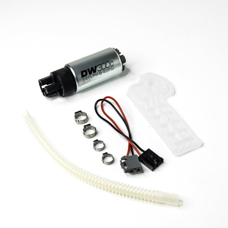 DeatschWerks Hyuandi Genesis Coupe 2.0T 340lph Compact Fuel Pump w/o clips w/ 9-1061 install kit.