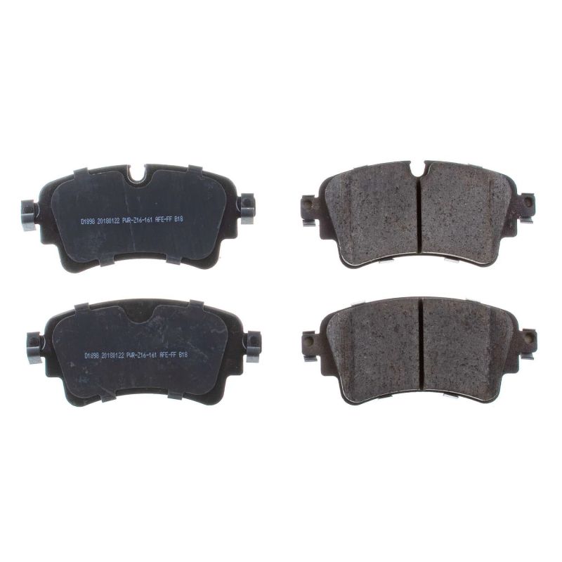 Power Stop 17-19 Audi A4 Rear Z16 Evolution Ceramic Brake Pads.