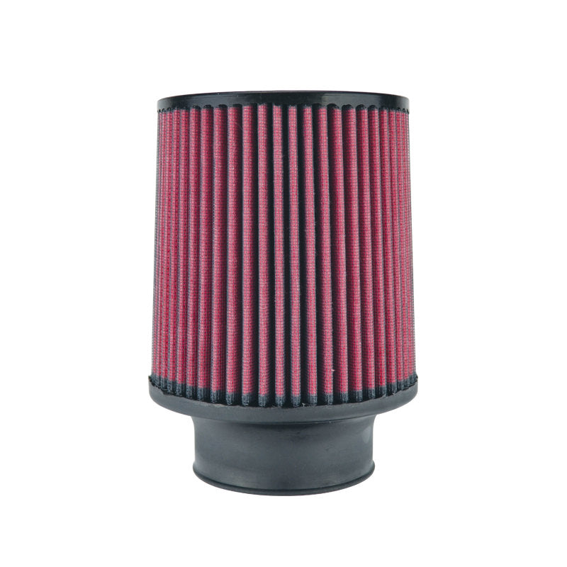 Injen High Performance Air Filter - 3 1/2 Black Oiled Filter 6  Base / 6 7/8 Tall / 5 1/2 Top.