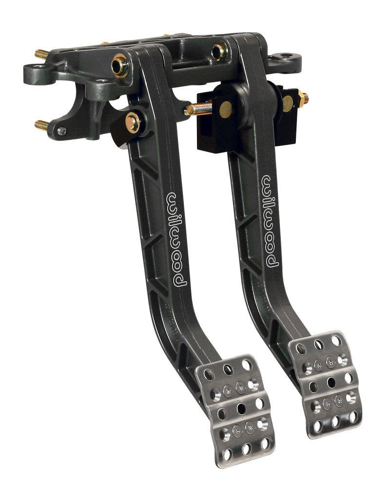 Wilwood Adjustable Dual Pedal - Brake / Clutch - Fwd. Swing Mount - 6.25:1.