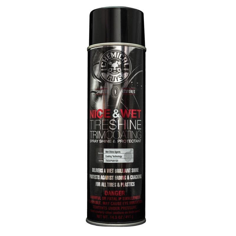 Chemical Guys Nice & Wet Tire Shine Protective Coating for Rubber/Plastic.