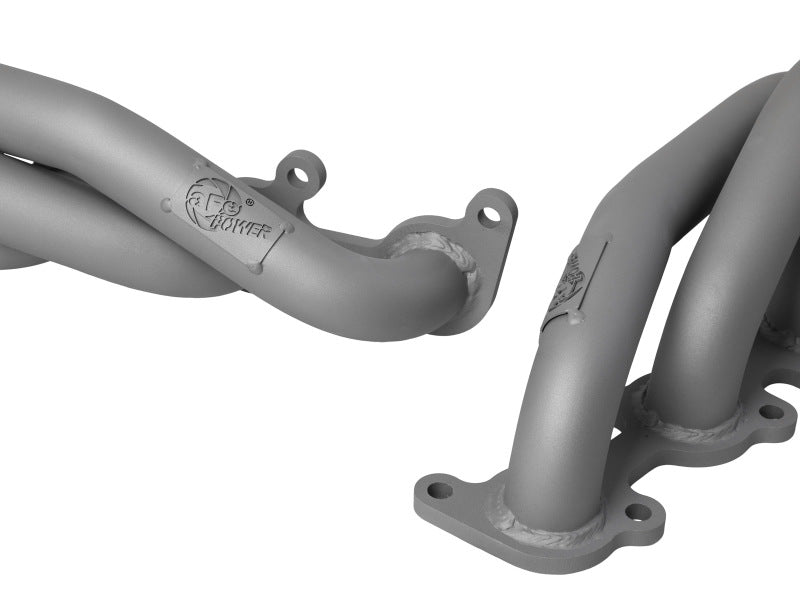 aFe Ford F-150 15-22 V8-5.0L Twisted Steel 1-5/8in to 2-1/2in 304 Stainless Headers w/ Titanium Coat.