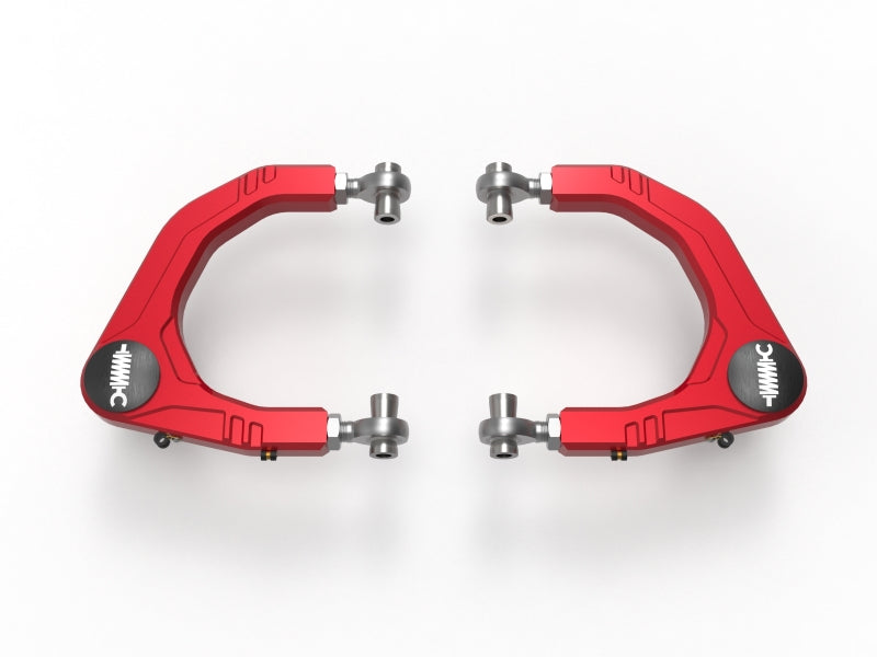 aFe Control 05-23 Toyota Tacoma Upper Control Arms - Red Anodized Billet Aluminum.