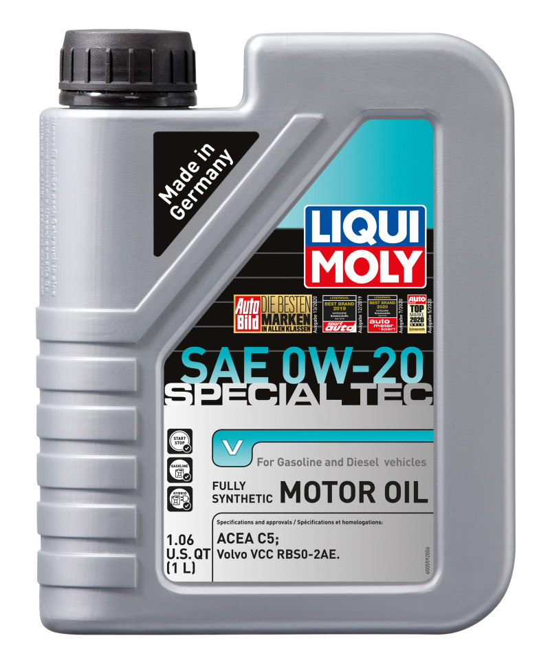 LIQUI MOLY 1L Special Tec V Motor Oil SAE 0W20.