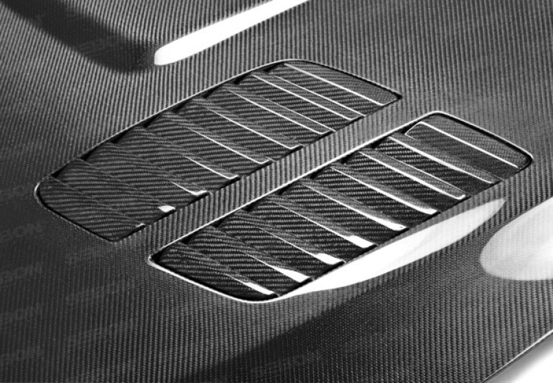 Seibon 12-13 BMW F30 GTR-Style Carbon Fiber Hood.