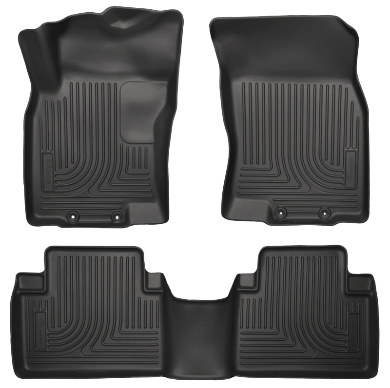 Husky Liners WeatherBeater 14 Nissan Rogue Front & Second Row Black Floor Liners.