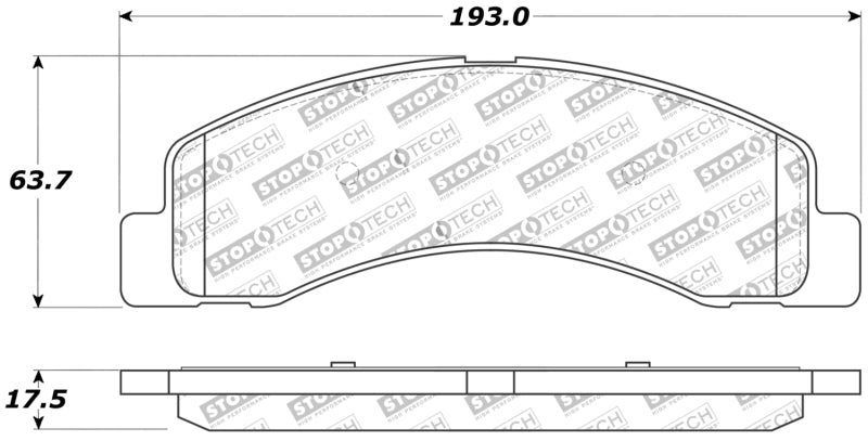 StopTech Performance Brake Pads.