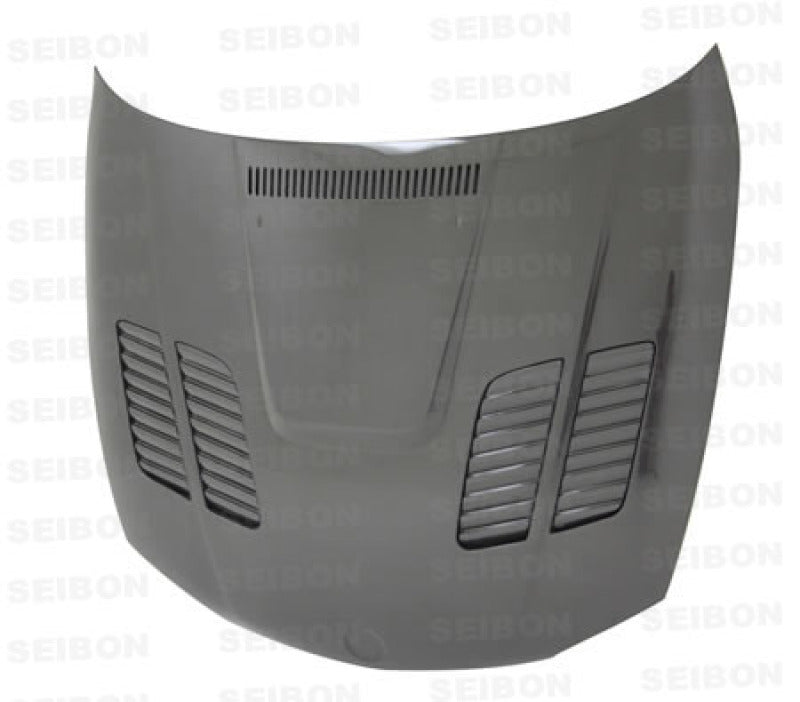 Seibon 08-11 BMW 1 Series (E81/E82) 2DR/HB GTR-Style Carbon Fiber Hood.