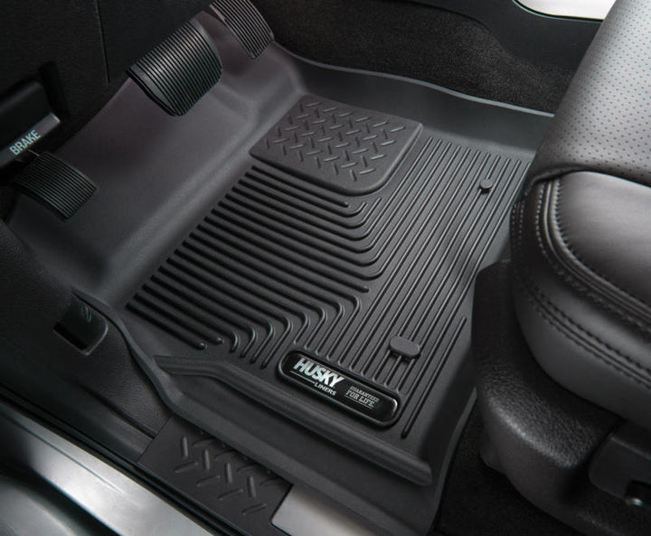 Husky Liners 14-16 Toyota Tundra CrewMax Cab Pickup X-Act Contour Black 2nd Seat Floor Liner.