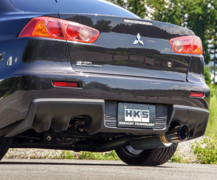 HKS RACING MUFFLER LANCER EVO-X USA.